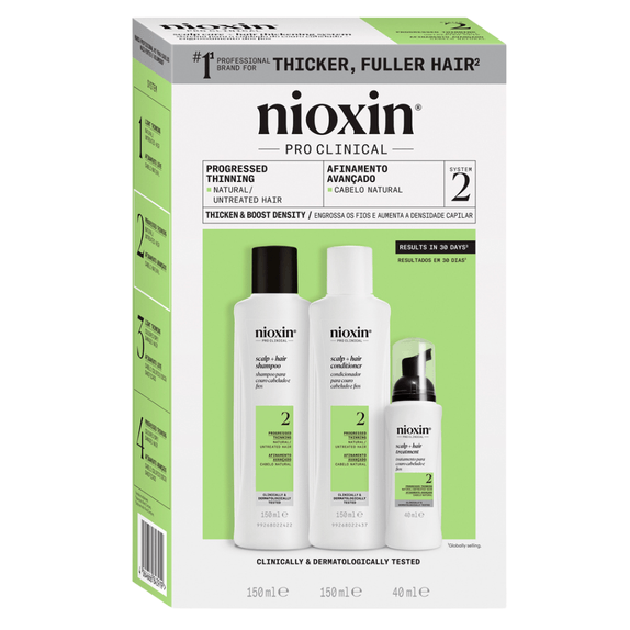 Sistema 2 Kit Shamp 150ml + Condi 150ml +Trat 40ml